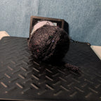 Loops & Threads Dewdrops Yarn #14 Jet Black Sequins Mohair Bulky DISCONTINUED