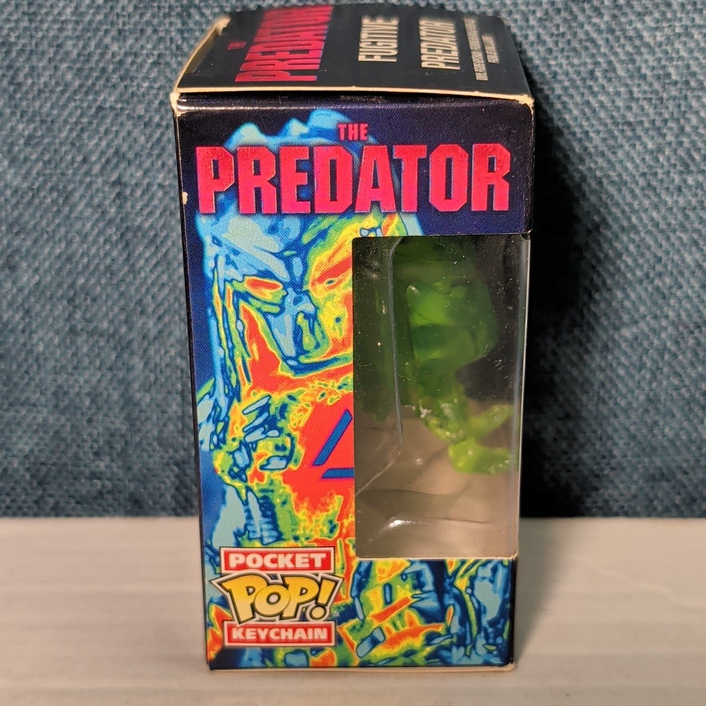 Funko Pocket POP Keychain Fugitive Predator Clear Green EXCLUSIVE