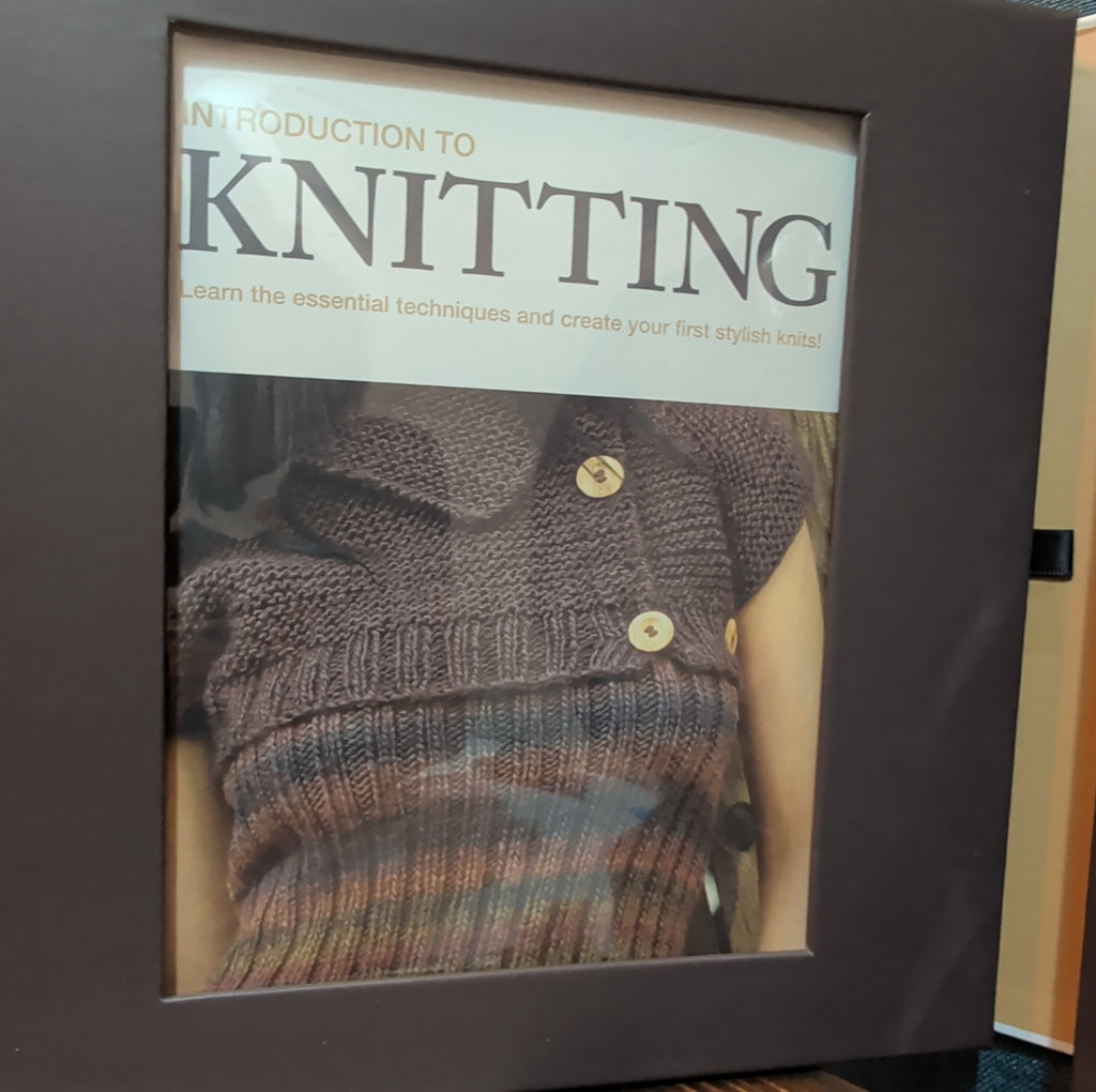 SpiceBox Intro To Knitting Learn To Knit Craft Kit Bamboo Needles