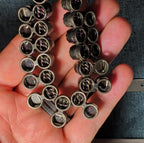 Gunmetal Double Layer Crystal Statement Necklace Edgy Glam