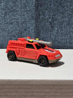 1997 McDonald's Hot Wheels FIRE TRUCK #5 Red Rescue Vehicle 90s Vintage Loose