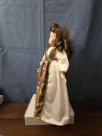 Vintage 1991 House of Lloyd "Juliet" 16" Porcelain Doll | Renaissance Tapestry