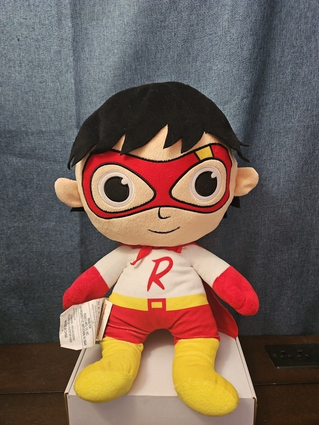 Ryan's World Red Titan 18 Inch Plush Doll | Super Hero Ryan Pillow Buddy | Soft