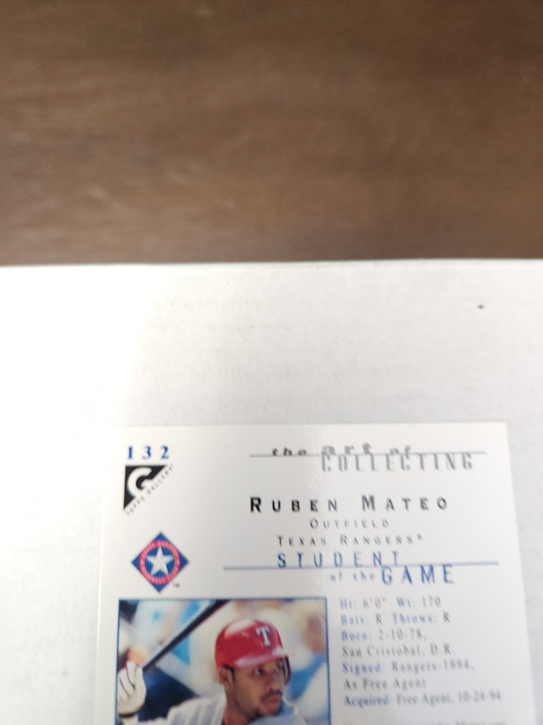 2000 Topps Gallery - Students of the Game Ruben Mateo #132