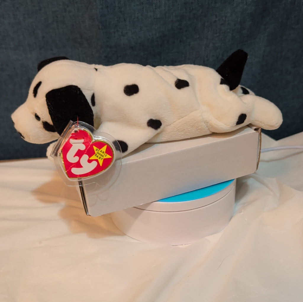 Ty Beanie Baby Dotty the Dalmatian Dog 1996 PVC Pellets Mint with Tags MWMT