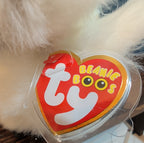 TY Beanie Boos Austin White Owl 6" Plush Gold Eyes Kawaii MWMTs