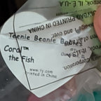 Ty Teenie Beanie Baby Coral the Fish #14 McDonald’s 2000 New In Package Tropical