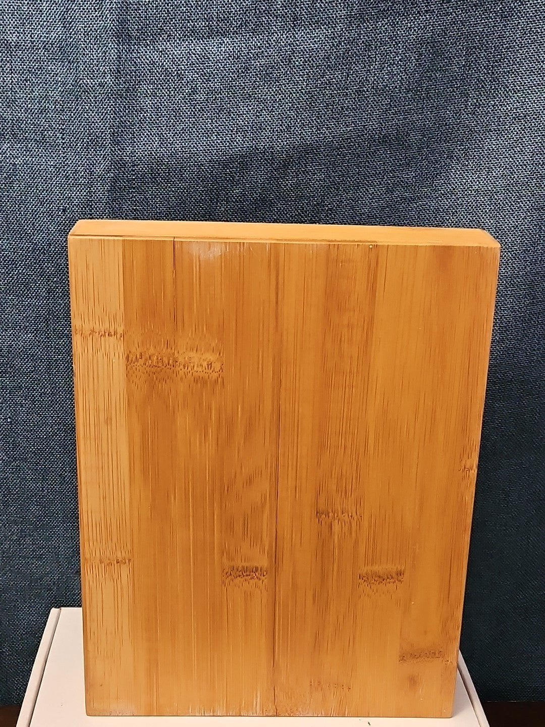 6 Gibson Steak Knives | 4.5" Serrated Stainless Steel | Wood Storage Block Tray