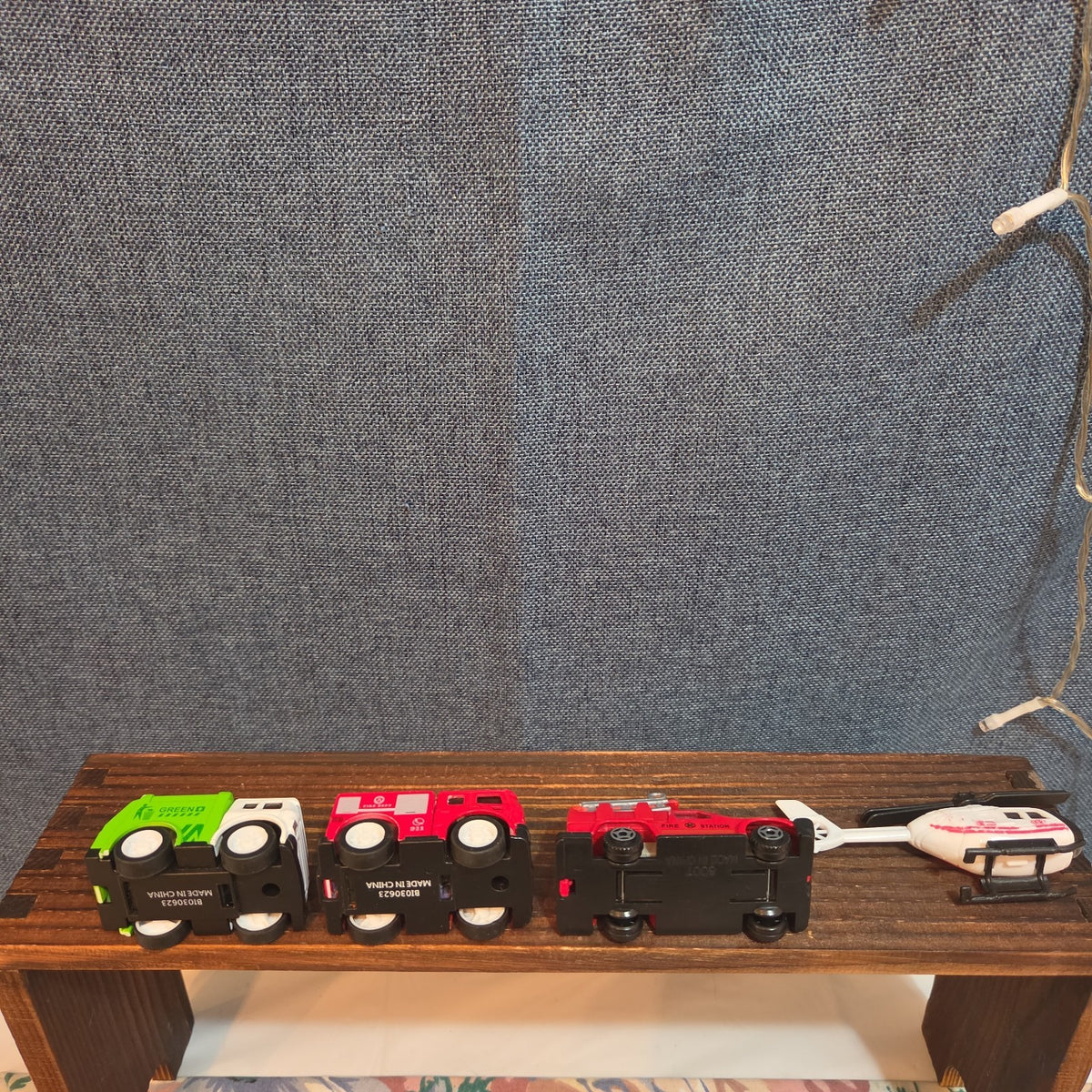 City Rescue Toy Vehicle Lot 4 Fire Truck Copter