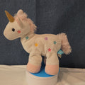 Manhattan Toy White Pink Unicorn Plush Rainbow Stars