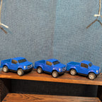 Toy Car Truck Lot 7Pc Plastic Blue Red Yellow