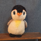 Ty Pongo Penguin Plush Beanie 6" Big Blue Eyes Y2K