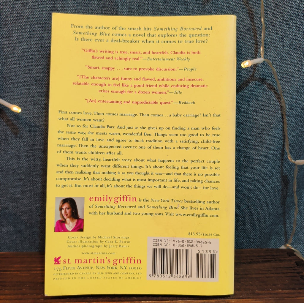 Emily Giffin Baby Proof Paperback