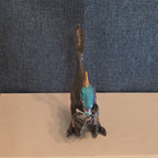 Animal Planet Dino Tower Replacement Raptor Figure Feathered Blue Face Toy