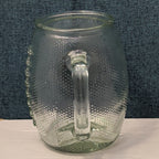 Home Essentials FOOTBALL Glass Mug XL 36 oz Textured Pigskin Beer Stein Gameday
