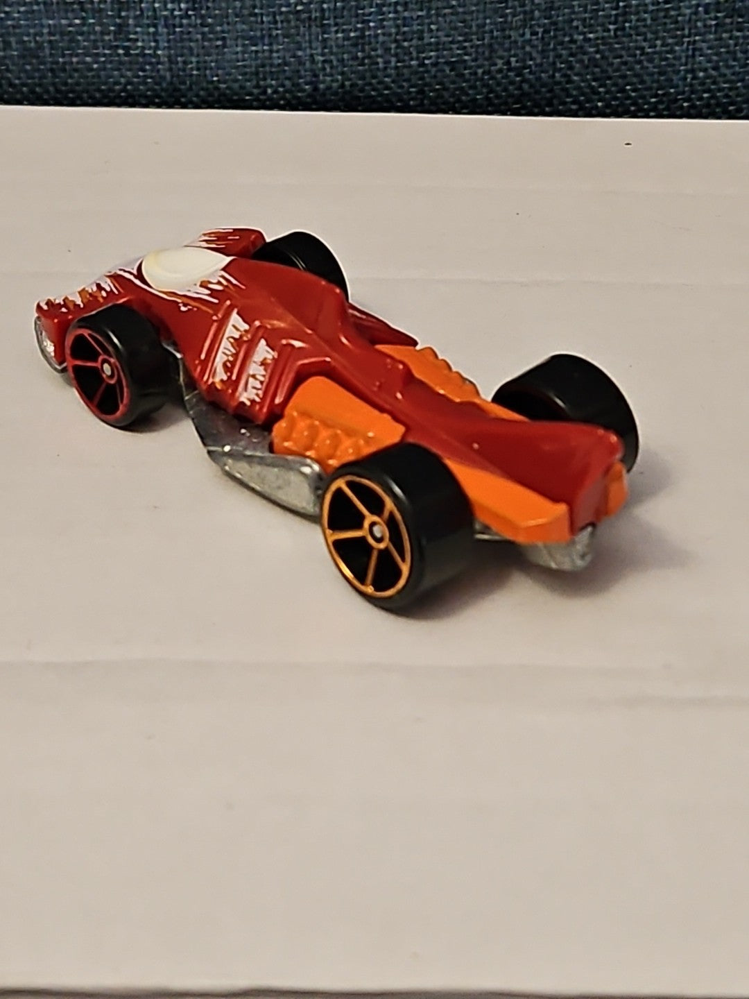 Hot Wheels Hammer Down | Red & Orange Turbine Dragster | Track Stars | Loose