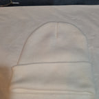 Custom Grinch Throat Punch White Knit Beanie Funny Holiday Hat Brand