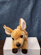 Aurora Miyoni Spotted Fawn Deer Plush 11" | Realistic Laying Down Stuffed Animal