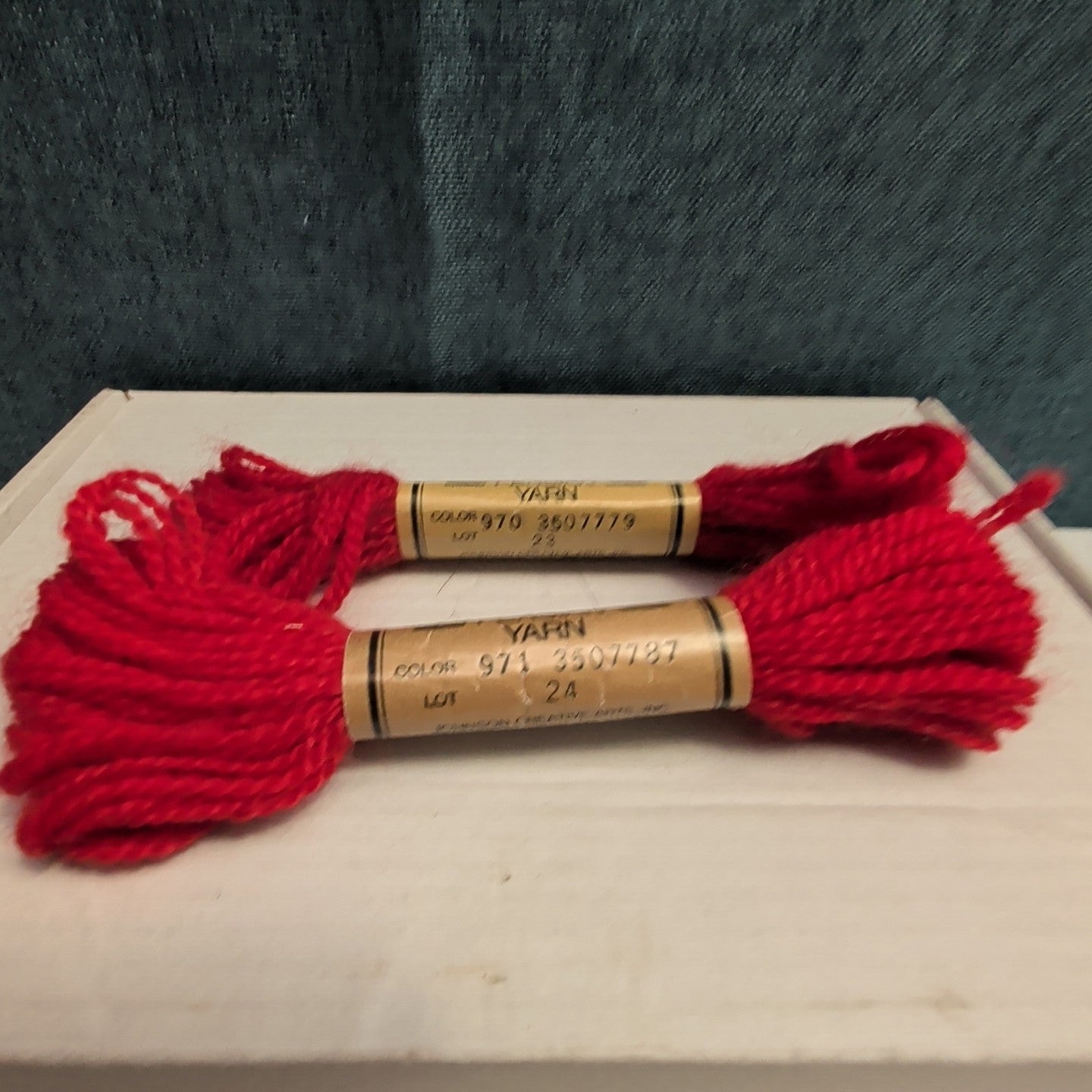 Paternayan Persian Needlepoint Wool Yarn Lot 7 Hanks 100% Virgin 3 Ply VINTAGE