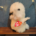 TY Beanie Boos Austin White Owl 6" Plush Gold Eyes Kawaii MWMTs