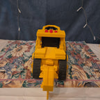 Caterpillar CAT Bulldozer Toy Plastic Construction Vehicle Y2K