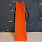 Hermes Small Orange Shopping Bag Authentic Paper Gift Tote Luxury Decor
