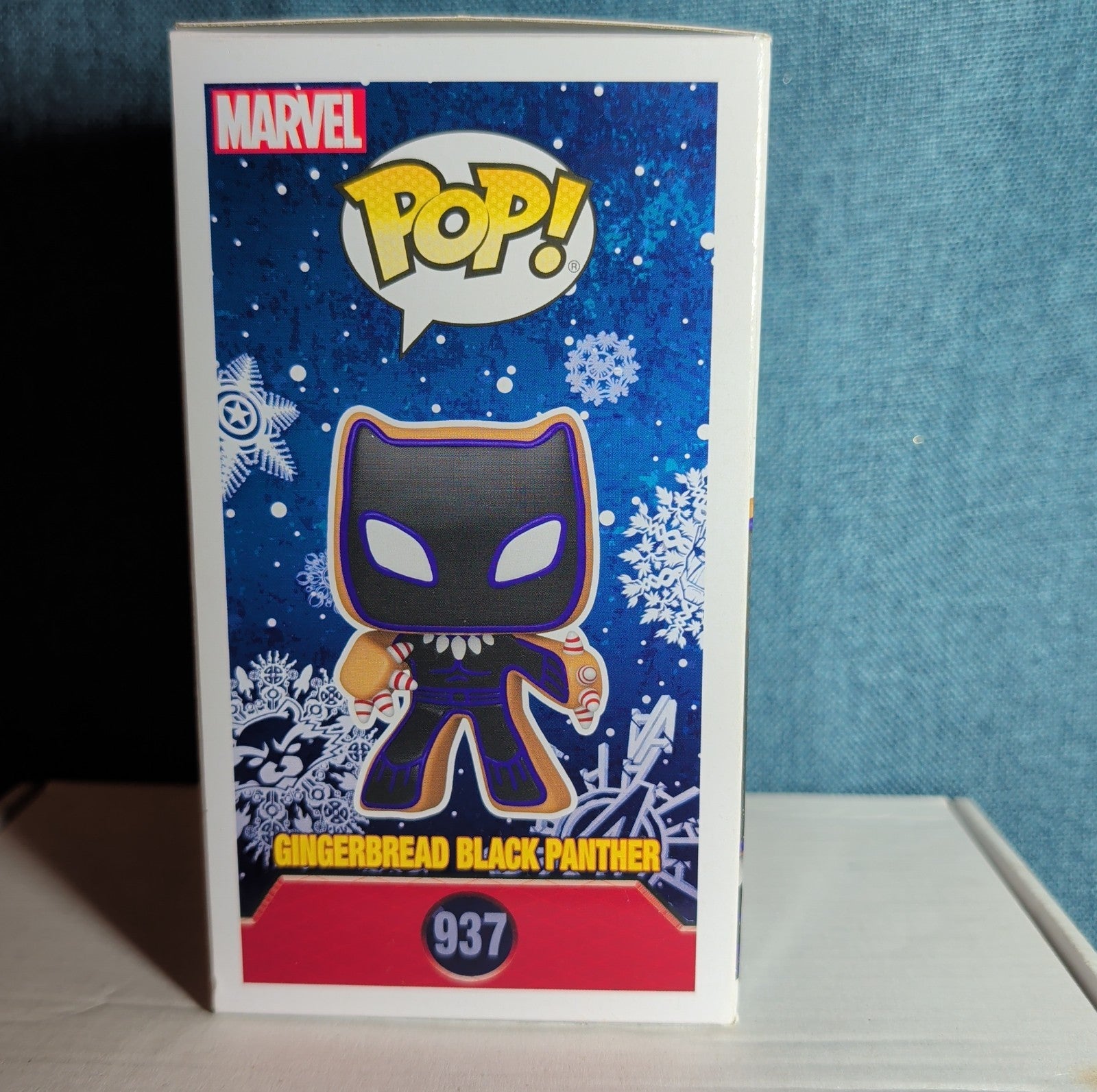 Funko Pop! Vinyl: Marvel - Gingerbread Black Panther #937 NIB with Protector
