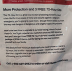 4Patriots 72-Hour Survival Food Kit Emergency MRE Supply