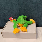 TY Beanie Baby SMOOCHY the Frog 1997 | MWMT Mint Tags | Retired Felt Mouth