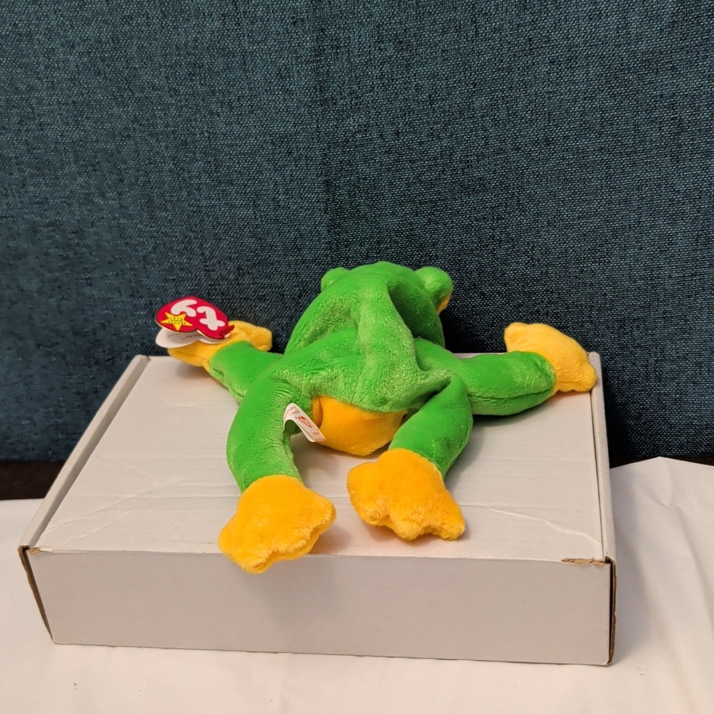 TY Beanie Baby SMOOCHY the Frog 1997 | MWMT Mint Tags | Retired Felt Mouth