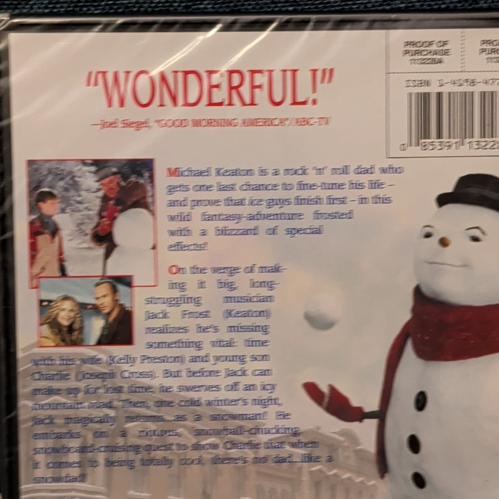 Jack Frost DVD Michael Keaton 1998 Family Movie Christmas Fantasy New Sealed NIB