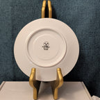 Set of 4 Sea Gull Fine China Saucers 6" | Jian Shang Gold Trim | Replacement