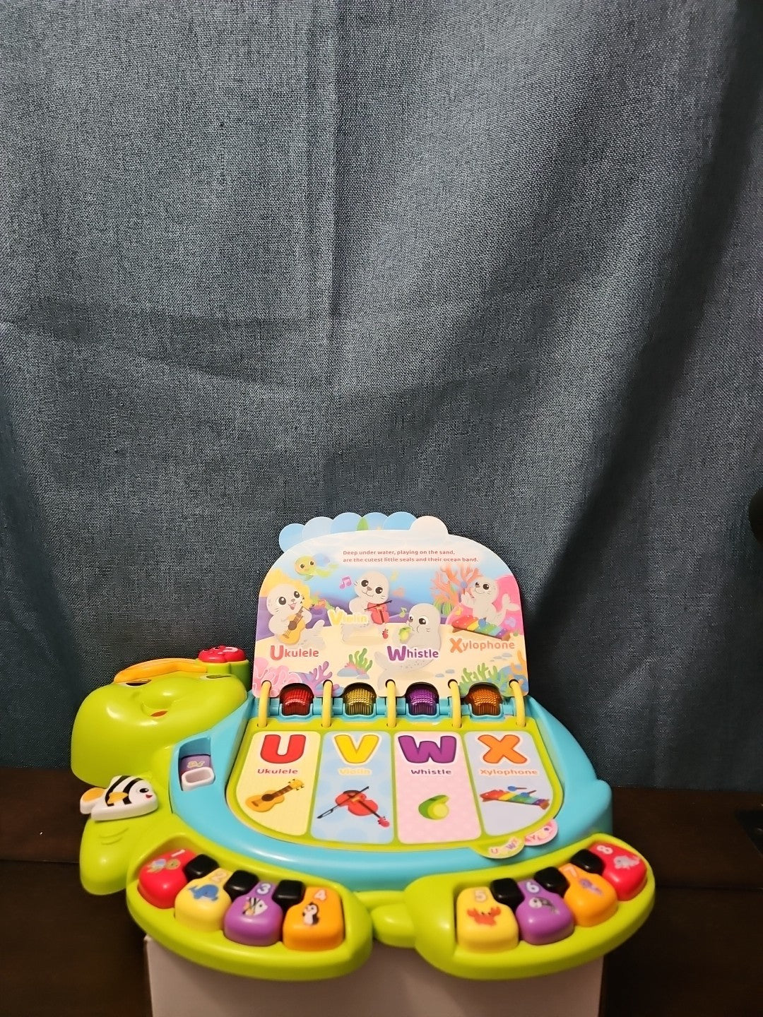 VTech Touch & Teach Sea Turtle | Interactive Learning Book Toy | Phonics & Music