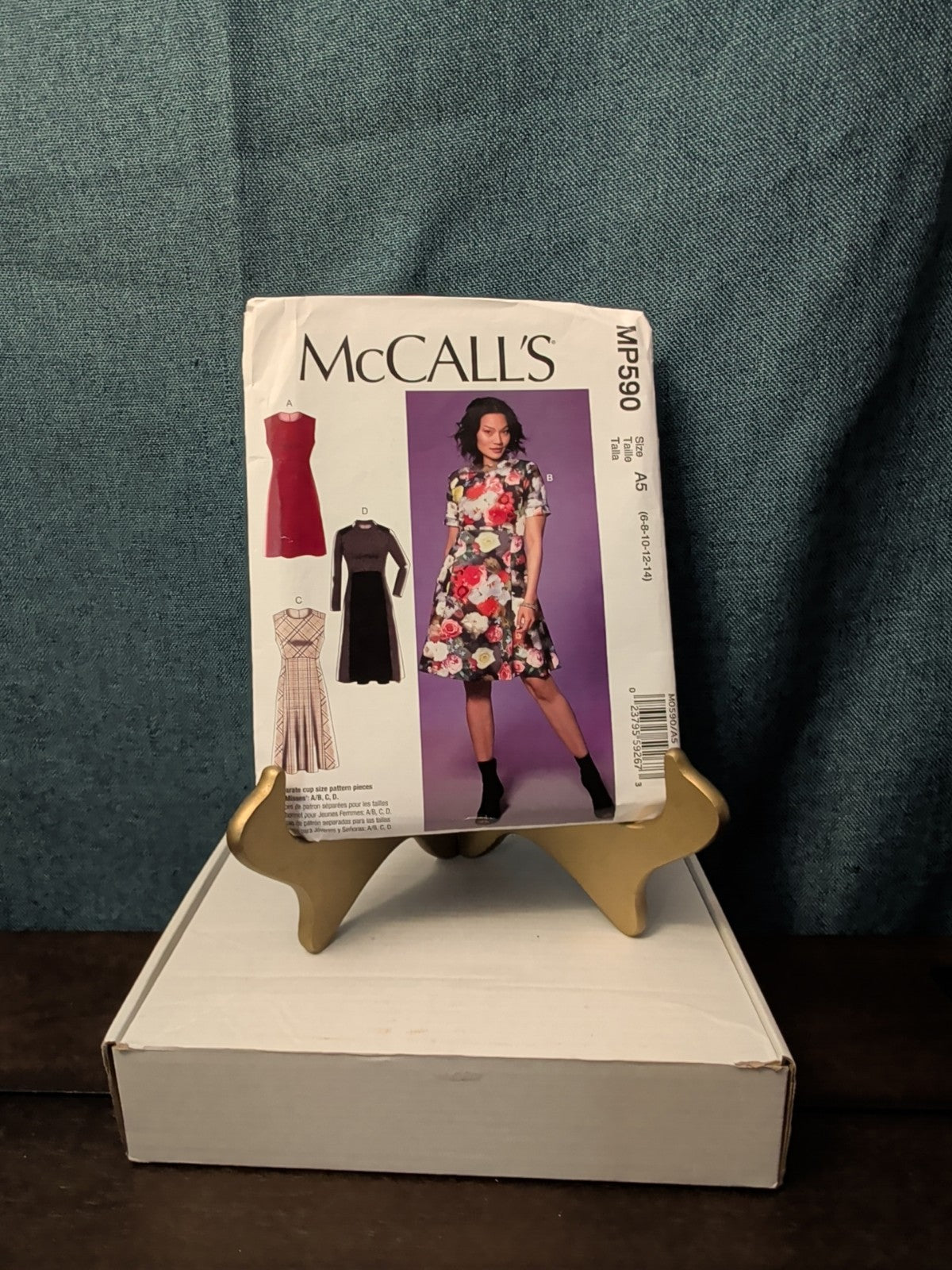 UNCUT McCall's M7651 (MP590) Pattern | Fit & Flare Dress Princess Seam Size 6-14