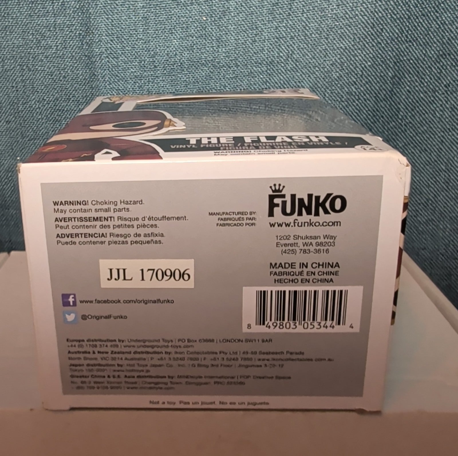 Funko Pop Television Vinyl DC Universe  The Flash #213 in Box with Protector