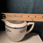 Vintage Noritake Sheridan Creamer Pitcher Art Deco Floral 1920s Gold Japan 3"