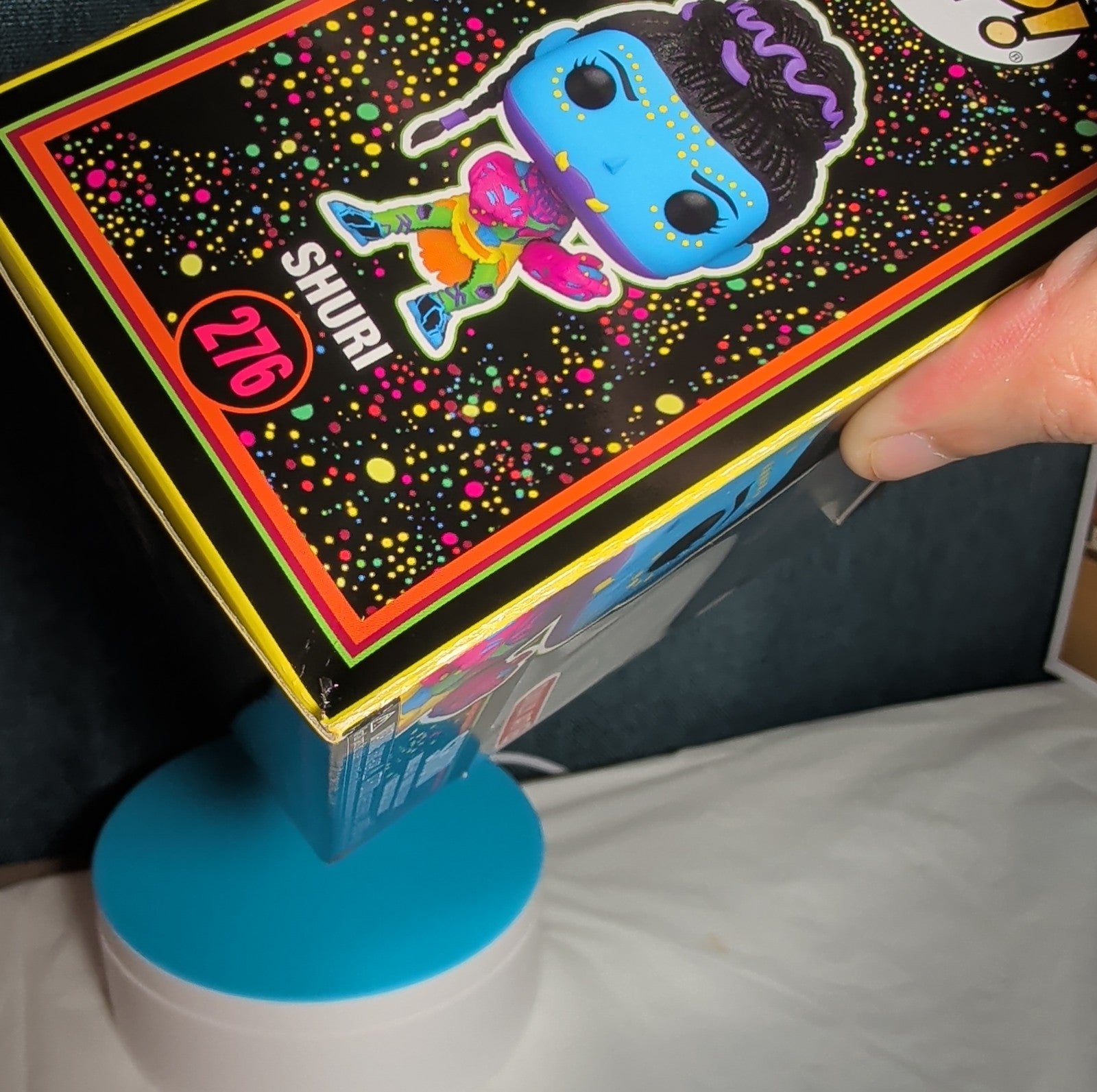 Funko Pop Marvel Shuri Blacklight Target Exclusive #276 in Box with Protector