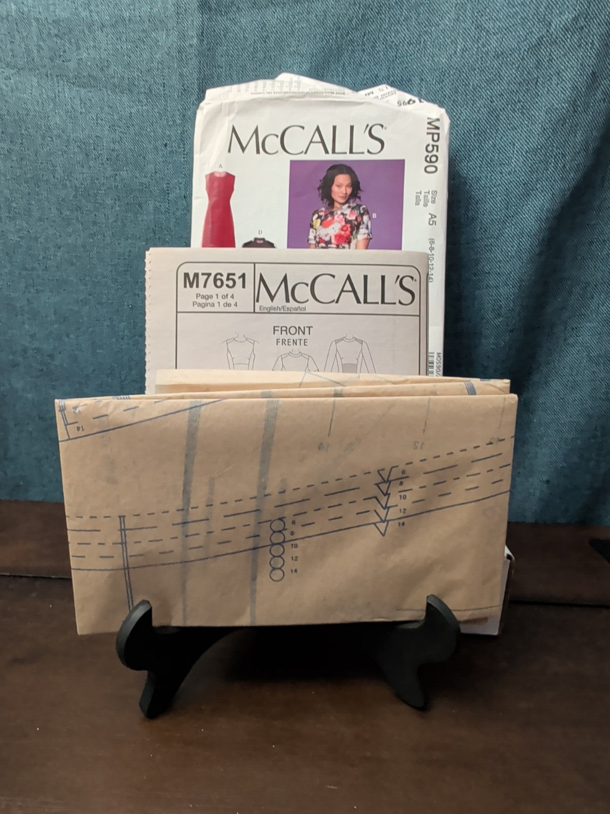 UNCUT McCall's M7651 (MP590) Pattern | Fit & Flare Dress Princess Seam Size 6-14