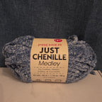 Premier Just Chenille Medley Yarn Navy Blue Lot 202 Bulky 5 Polyester