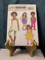 UNCUT Butterick B5020 Pattern | Girls Summer Dress Tunic Leggings Shorts | 2-5