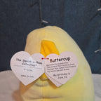 TY Squish-a-Boos Buttercup 10in Yellow Bear Plush Pillow 2021 NWT