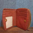 Margot New York Gina Compact Wallet Brandy Leather Boho