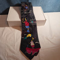 Vintage 90s Hallmark Fishing Tie The Big Catch SpecialTies Men Novelty Polyester