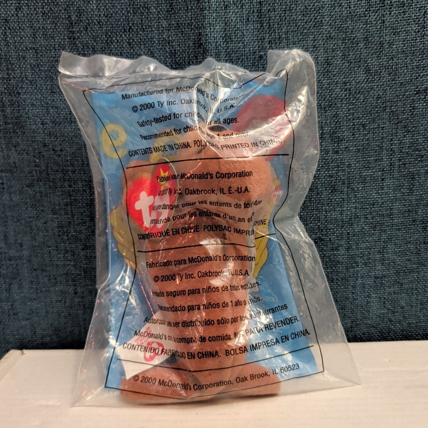 Ty Teenie Beanie Baby Tusk the Walrus #9 McDonald’s 2000 Sealed New Toy Retired