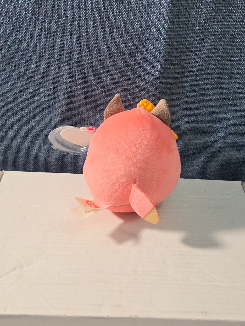 TY Roxie the Fox Squish-A-Boos Mini 3" Clip Plush MWMT with Tag Protector NEW