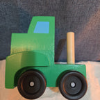 Melissa & Doug Wooden Car Carrier Truck Cab Green Replacement