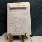 Burda 7525 Men's Shirt Pattern Button Up Tuxedo Bib Band Collar SZ 34-44 UNCUT