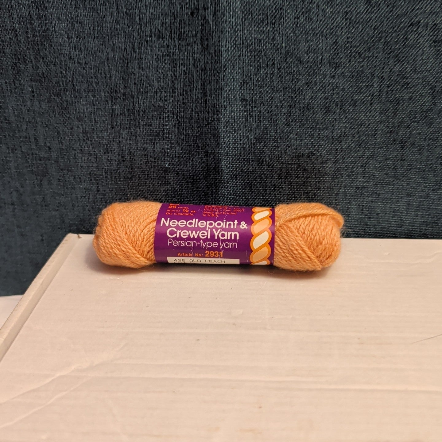 Vintage Columbia Minerva Persian Wool Yarn 7 Skeins 100% Virgin Wool Needlepoint