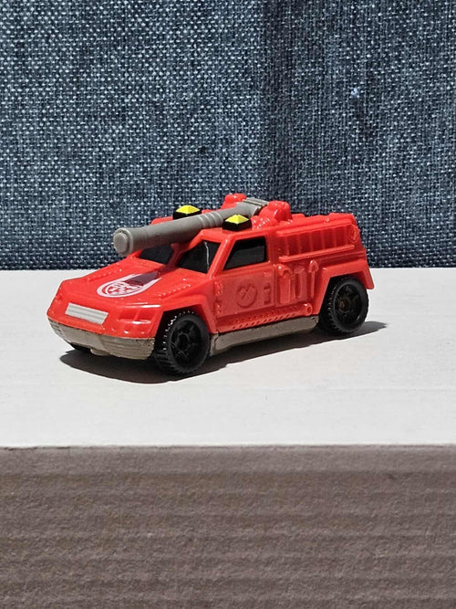 1997 McDonald's Hot Wheels FIRE TRUCK #5 Red Rescue Vehicle 90s Vintage Loose
