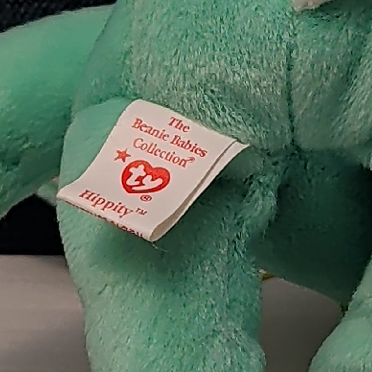 Ty Beanie Baby HIPPITY the Bunny | Retired 1997/1998 | 5th Gen Tag Mint Green